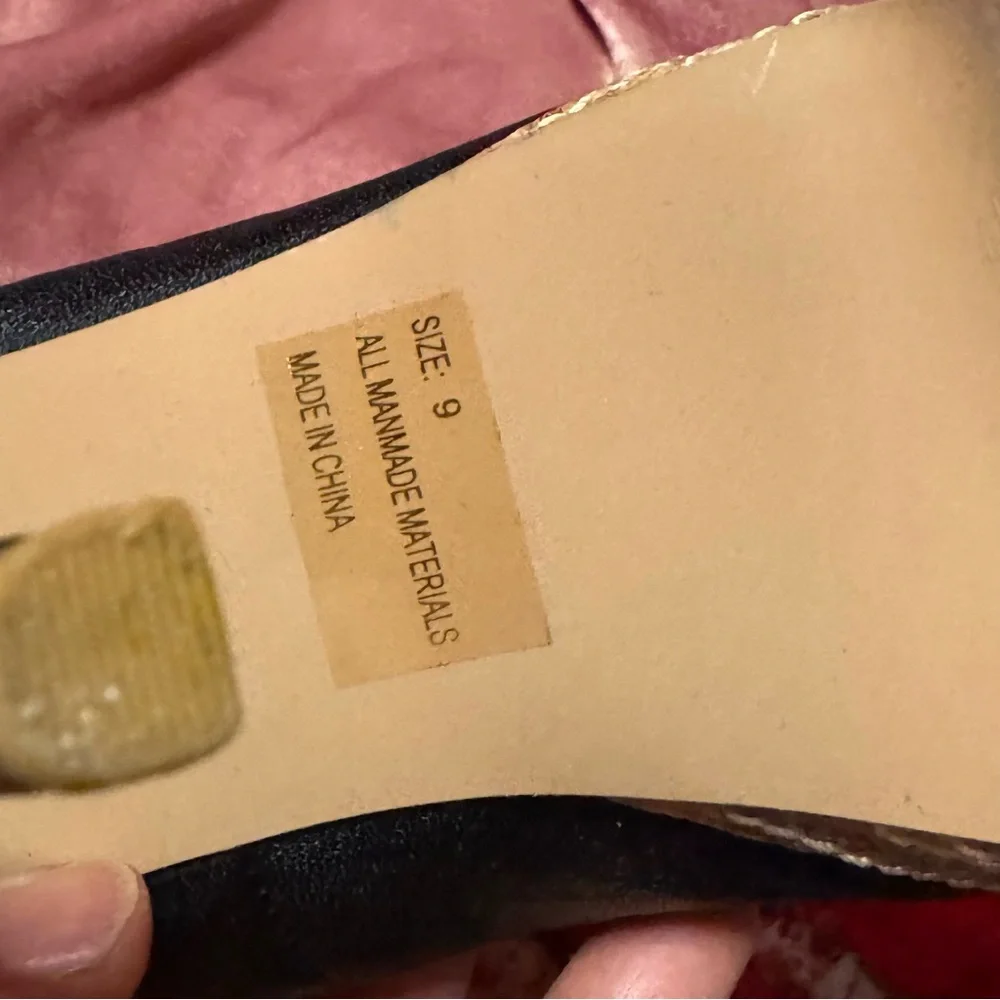 Woven platform pumps by Qupid sz 9 - Picture 6 of 7